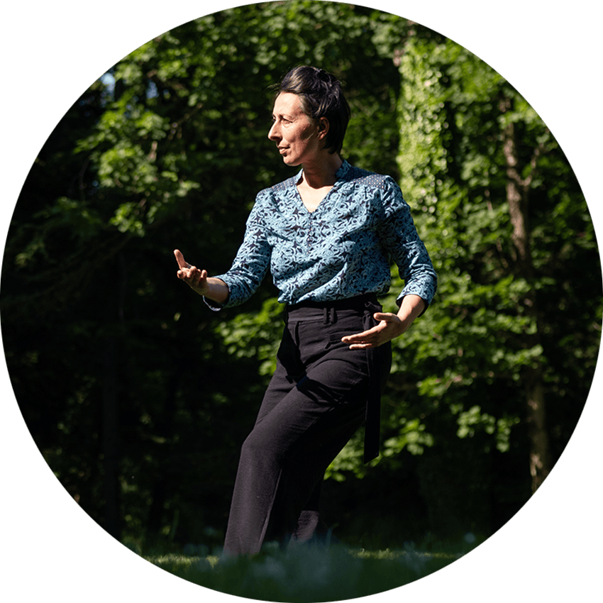 école de qi-gong illustration et calligraphie