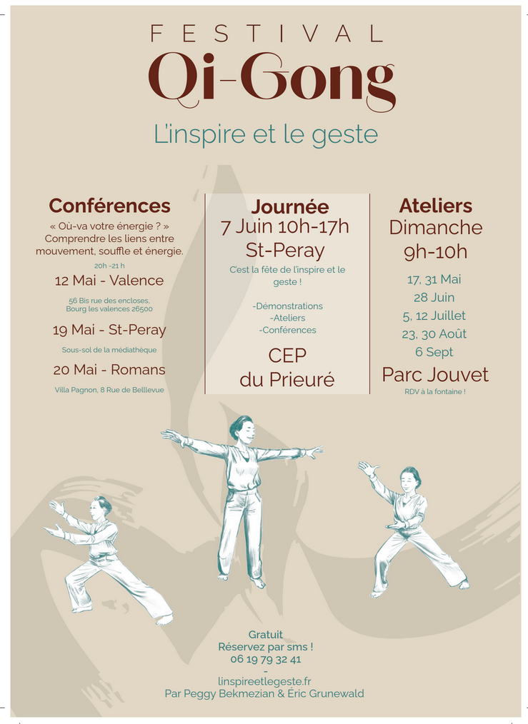 Conférences à Valence , Romans et St-Peray /Ateliers au parc Jouvet